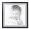 ArtToFrames 24x24" Matted Picture Frame with 20x20" Single Mat Photo Opening Framed in 1.25" Black and 2" Mat (FWM-3926-24x24)